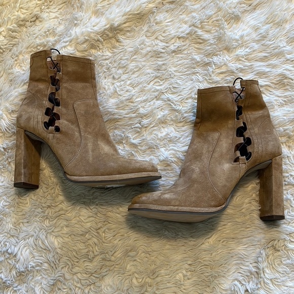 Free People Shoes - Free People Suede Heeled Booties